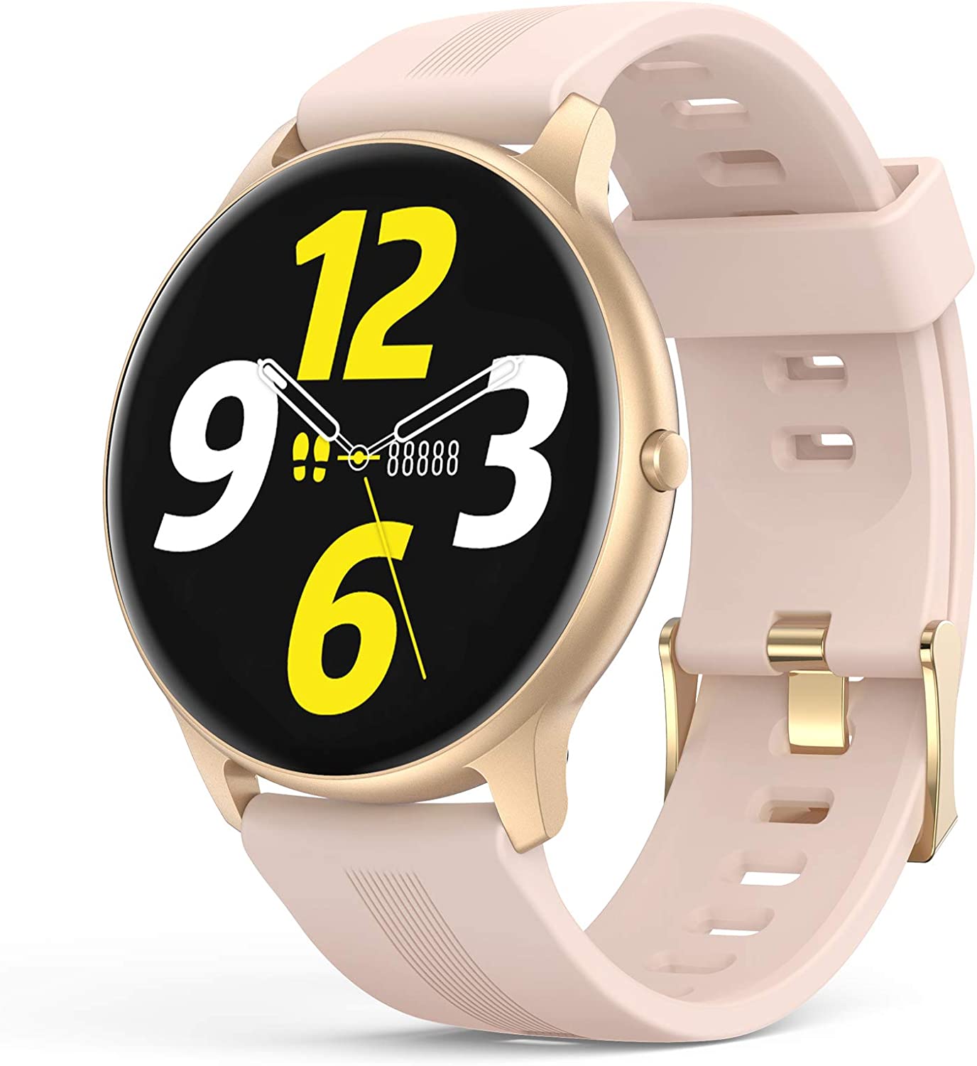 AGPTEK Smart Watch for Women, Smartwatch for Android and iOS Phones IP68 Waterproof Activity Tracker with Full Touch Color Screen Heart Rate Monitor Pedometer Sleep Monitor, Pink - Image 8